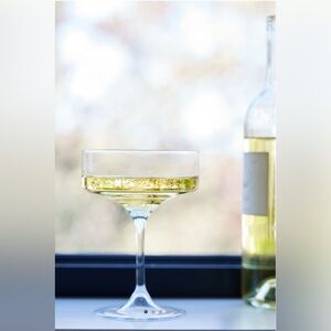 Anthropologie Morgan  Coupe glasses -set of 4 NIB